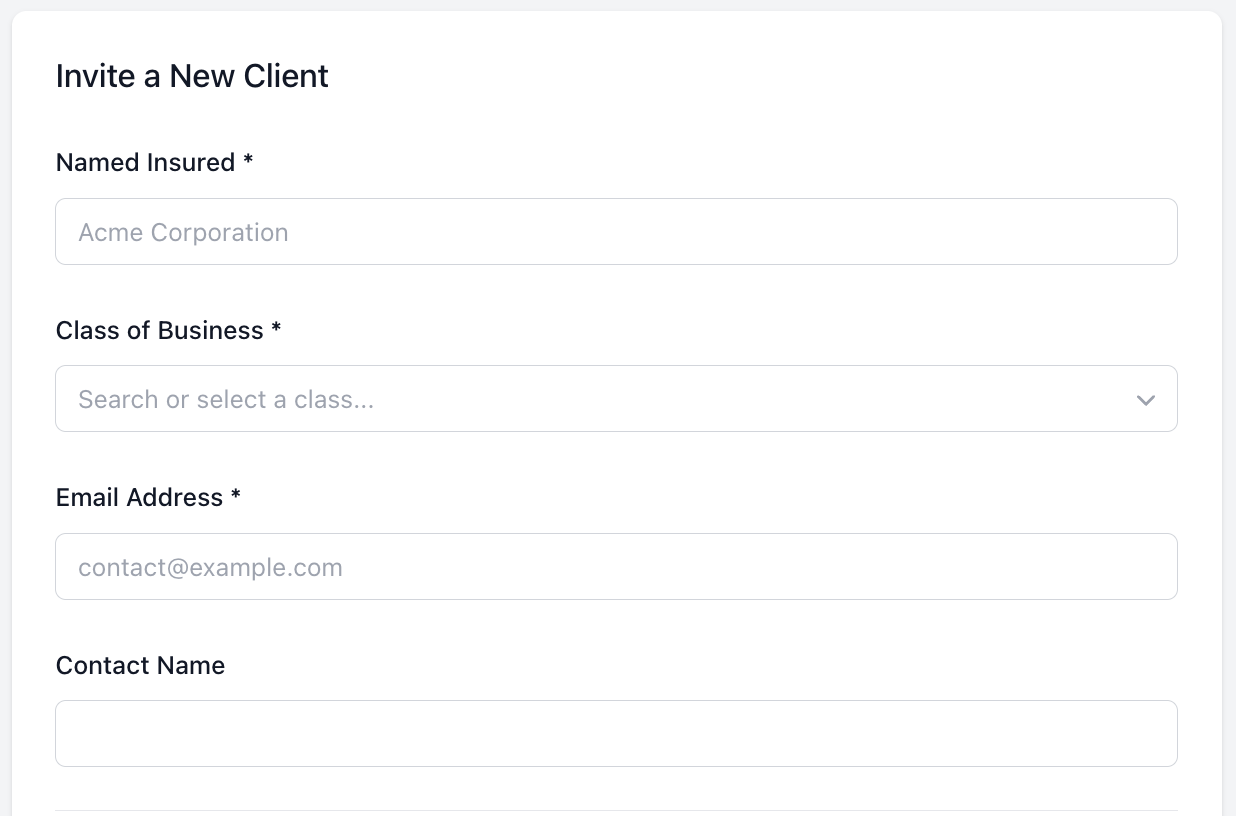 Add Prospect Form